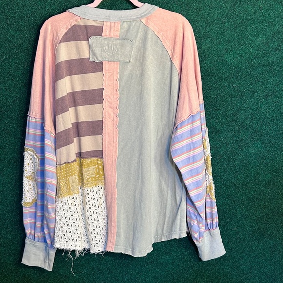 089 NWOT Oli & Hali Pink/Blue Shirt SZ XL - Picture 12 of 13